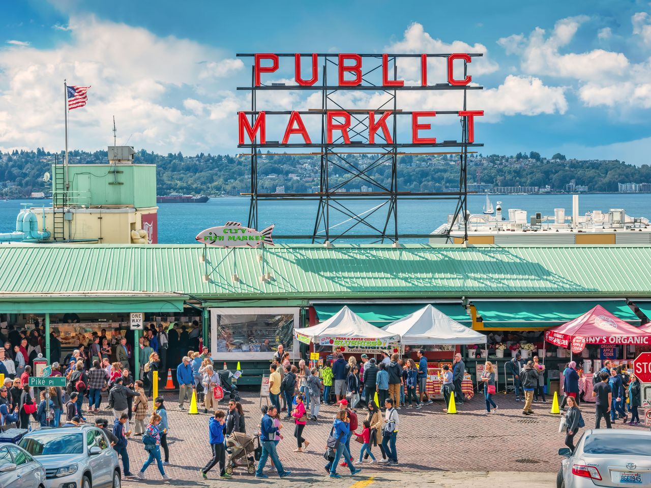 Außenansicht Pike Place Market, Seattle