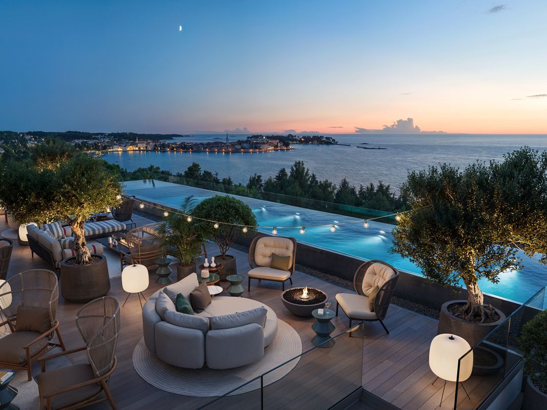 Astella Rooftop Bar im Pical Resort, Valamar Collection, Istrien