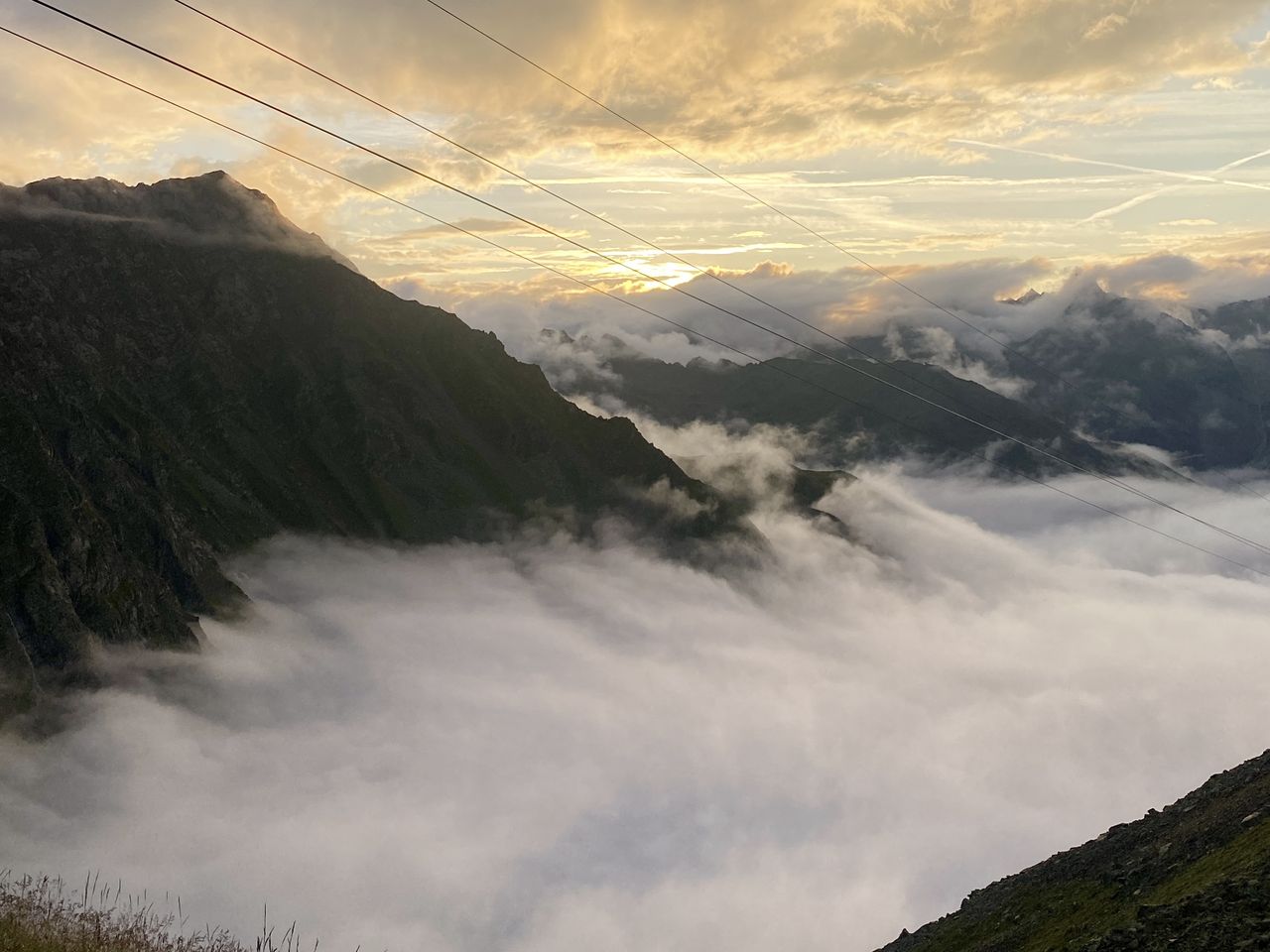 Sonnenaufgang über dem Pitztal