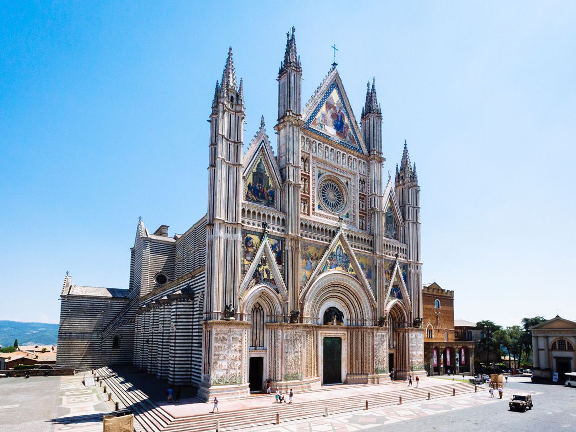 Dom von Orvieto in Umbrien, Italien 