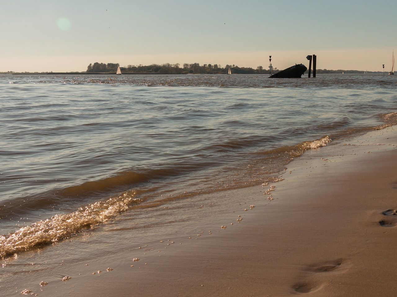 Hamburg Blankenese Elbstrand