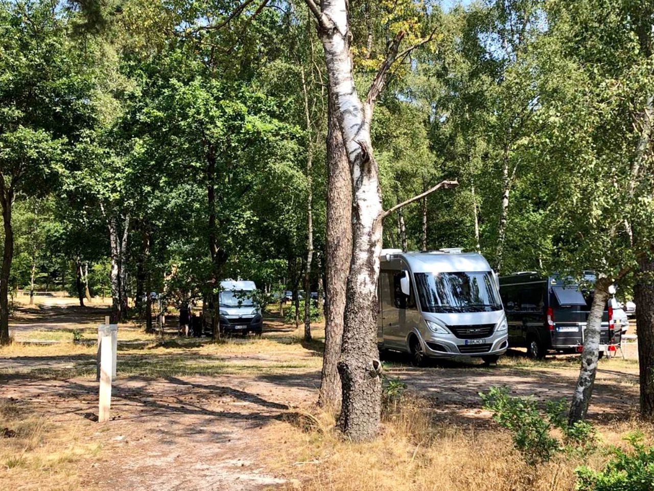 Lüneburger Heide, Stellplatz Oberhaverbeck