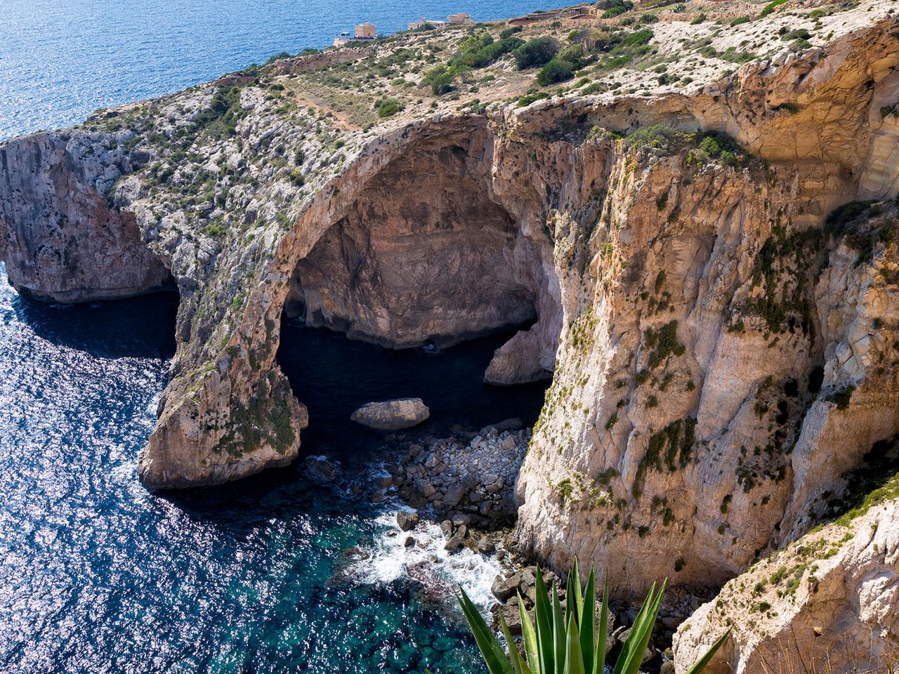 Blaue Grotte auf Malta, Blick vom Aussichtspunkt