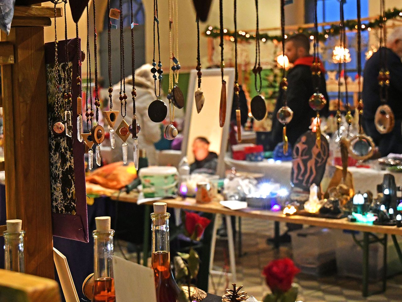 Handwerk und Kunst auf dem Weihnachtsmarkt in der Zeche Hannover