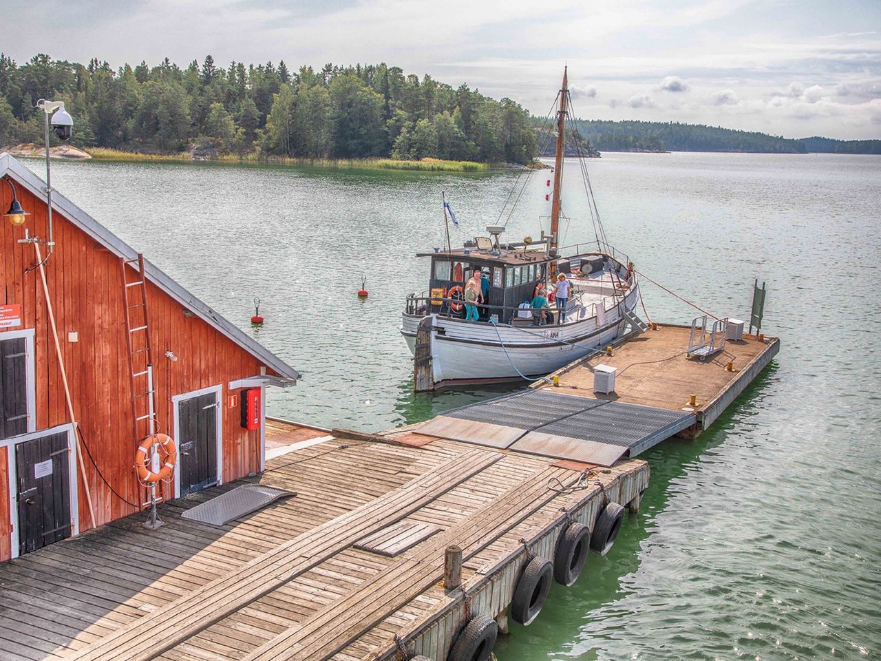Hafen in Nagu