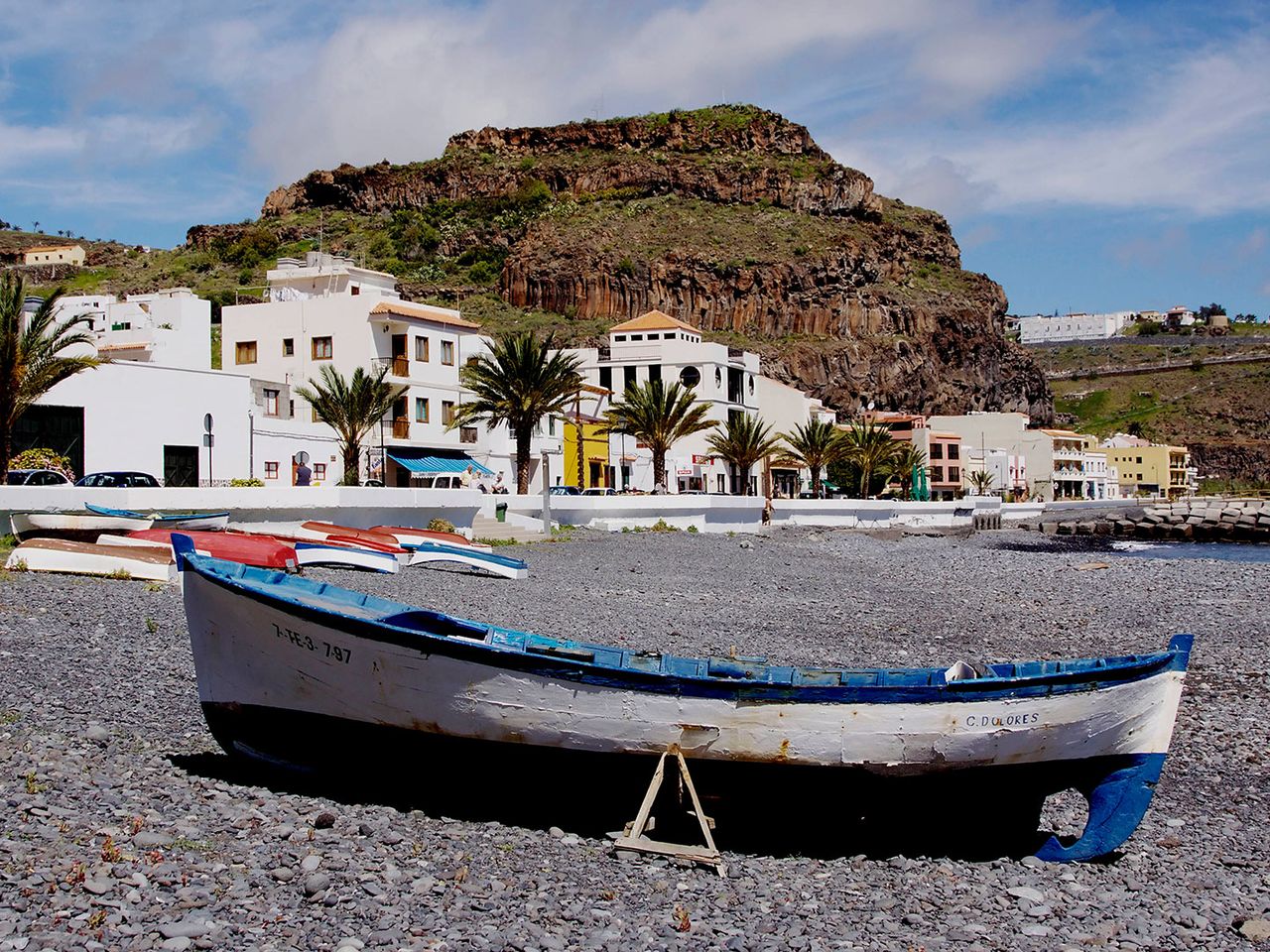 Blick auf die Playa de Santiago