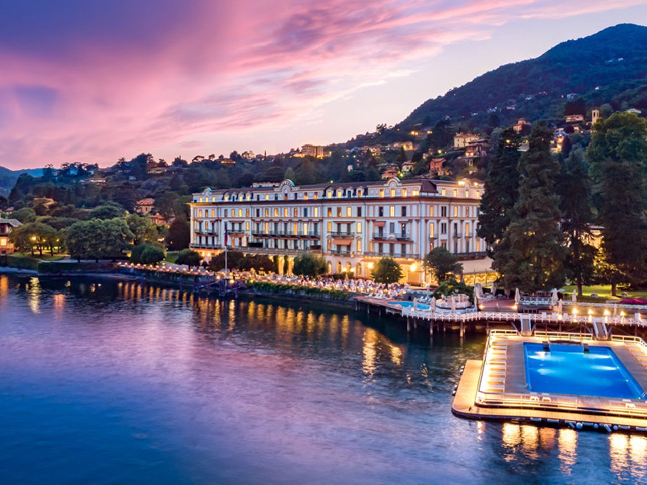 Villa d'Este am Comer See