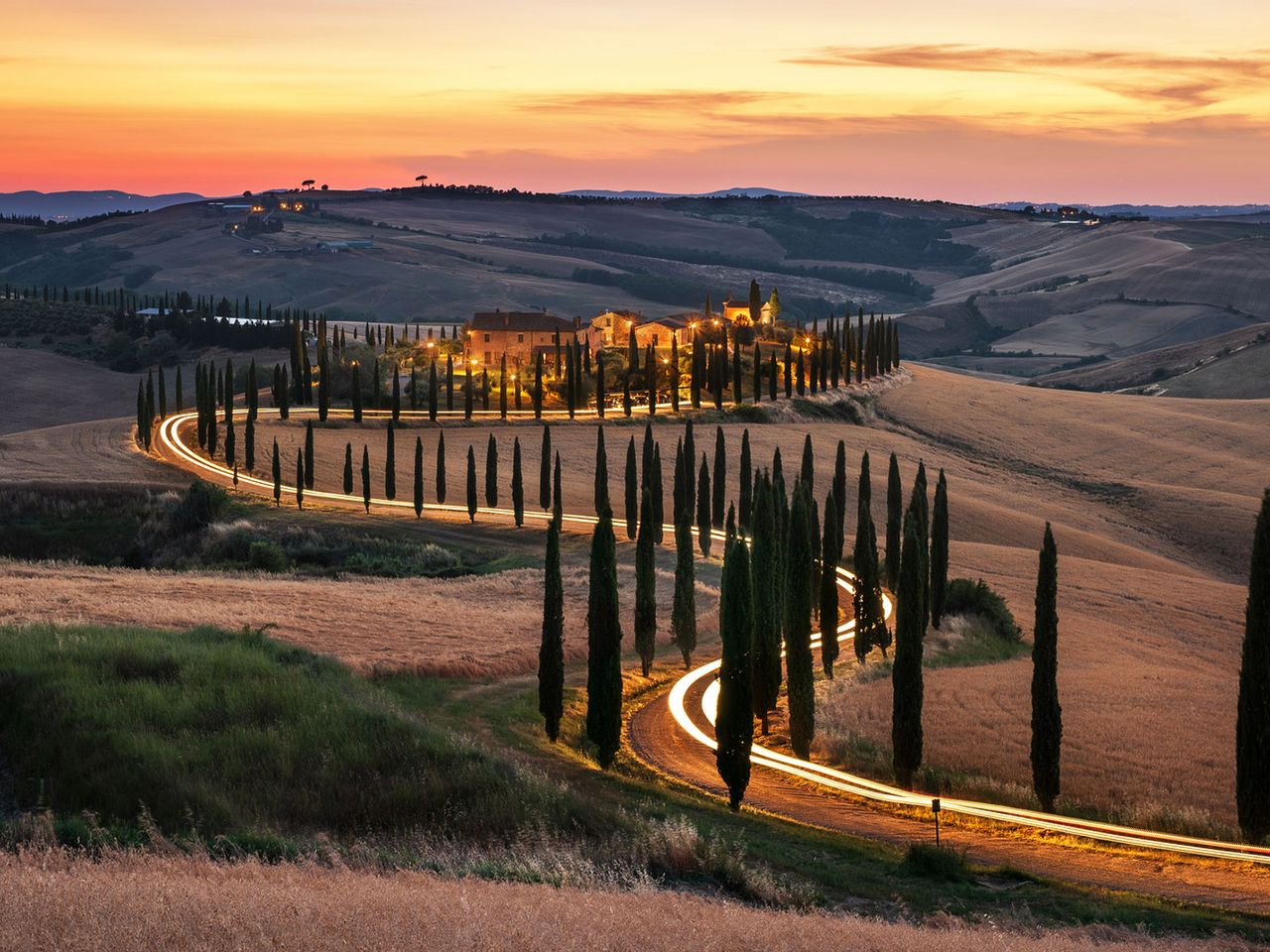 Val d'Orcia, Toskana