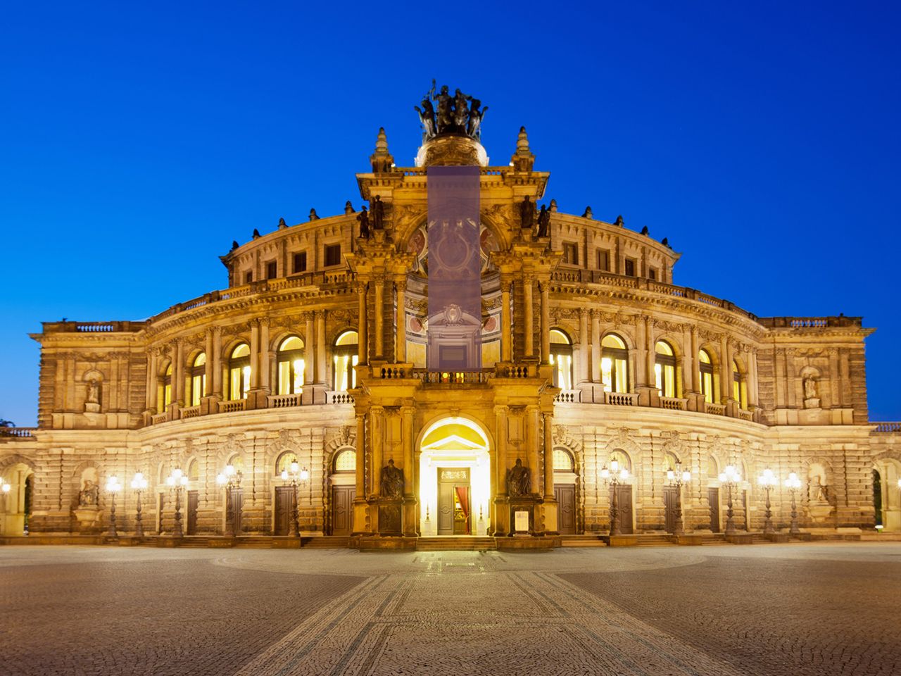Semperoper, Dresden in Sachsen