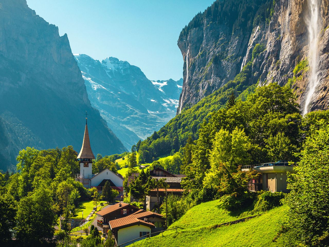 Lauterbrunnental in der Schweiz