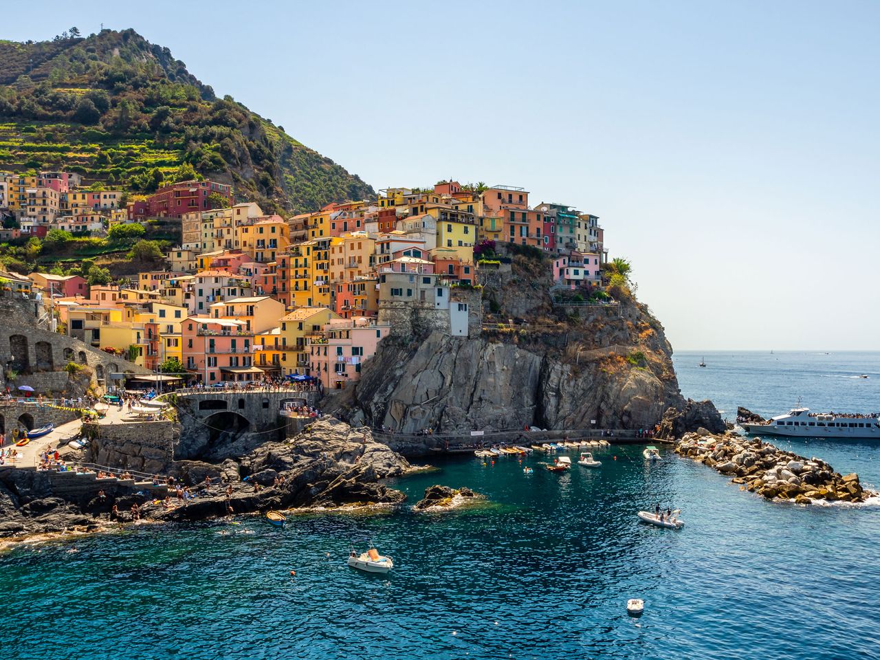 Blick auf Manarola, Cinque Terre