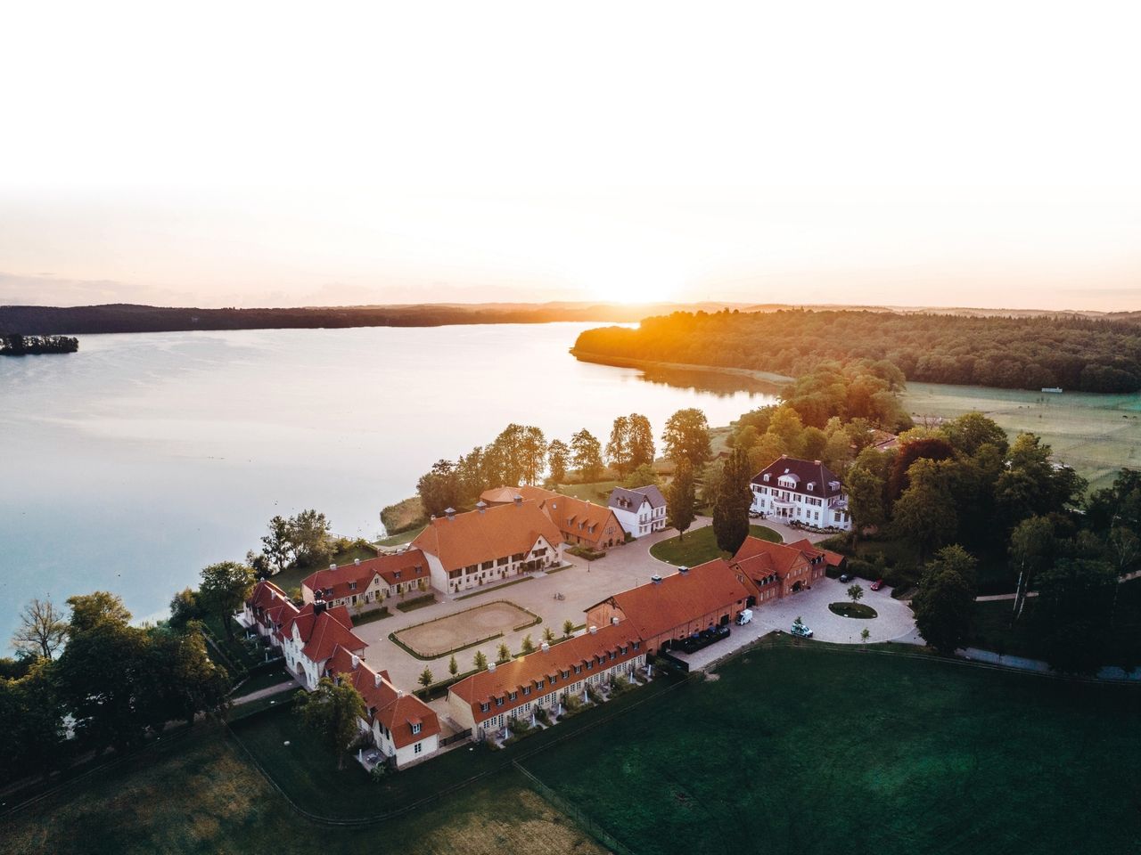 Gut Immenhof aus der Luft