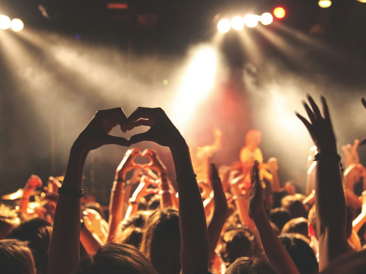 Publikum auf einem Konzert