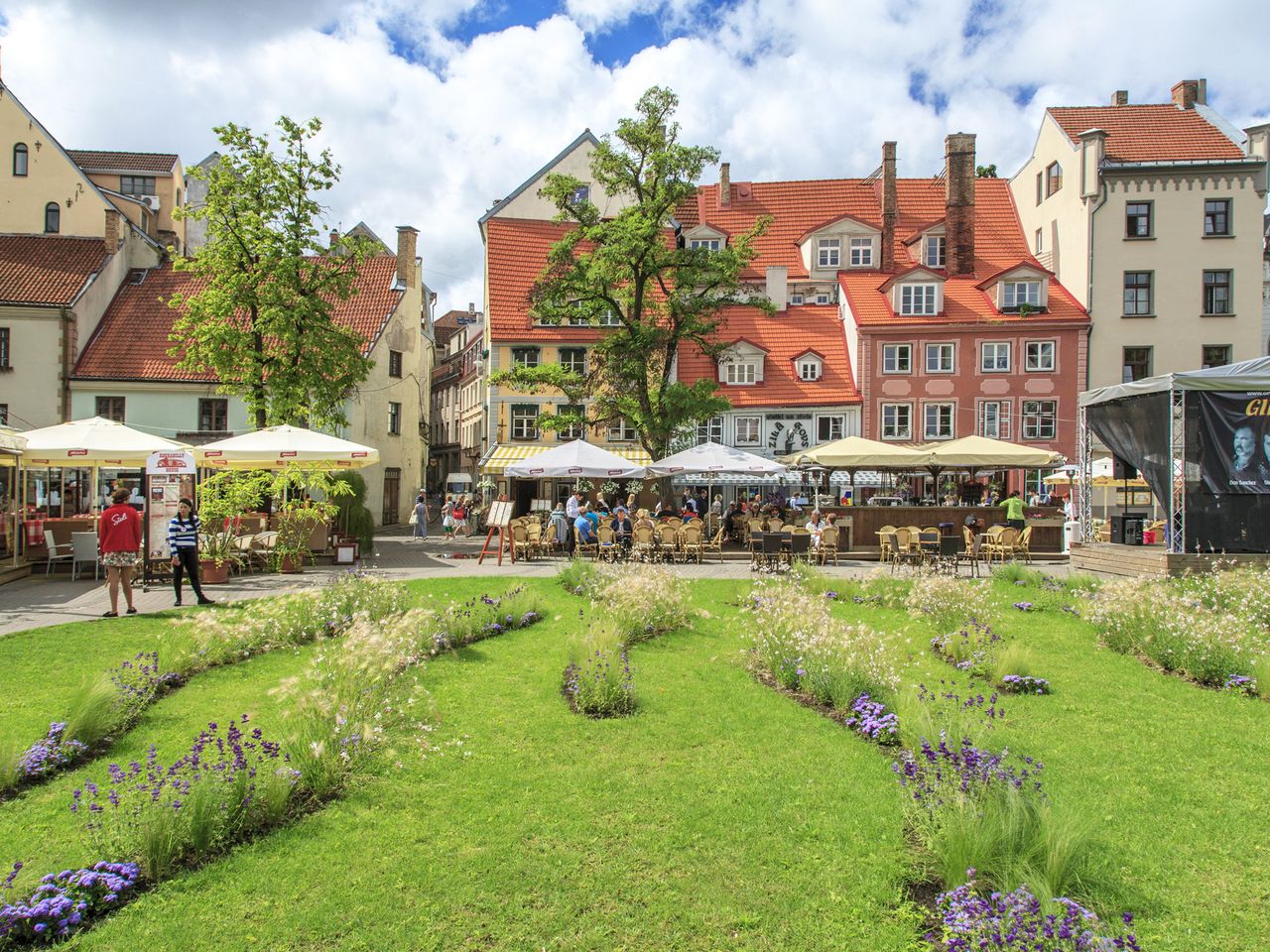 Livenplatz in Riga, Lettland