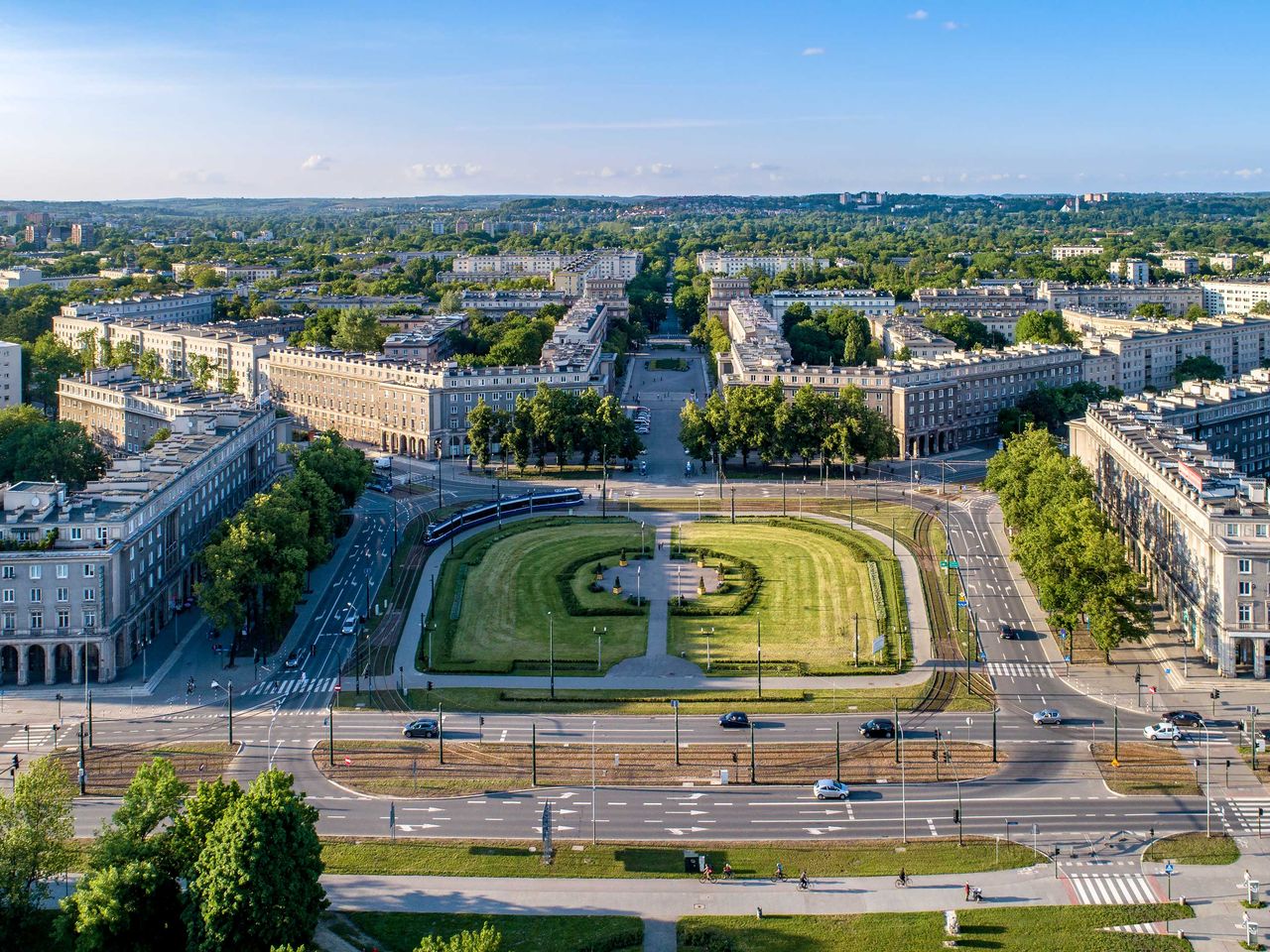 Nowa Huta (Krakau), Luftaufnahme