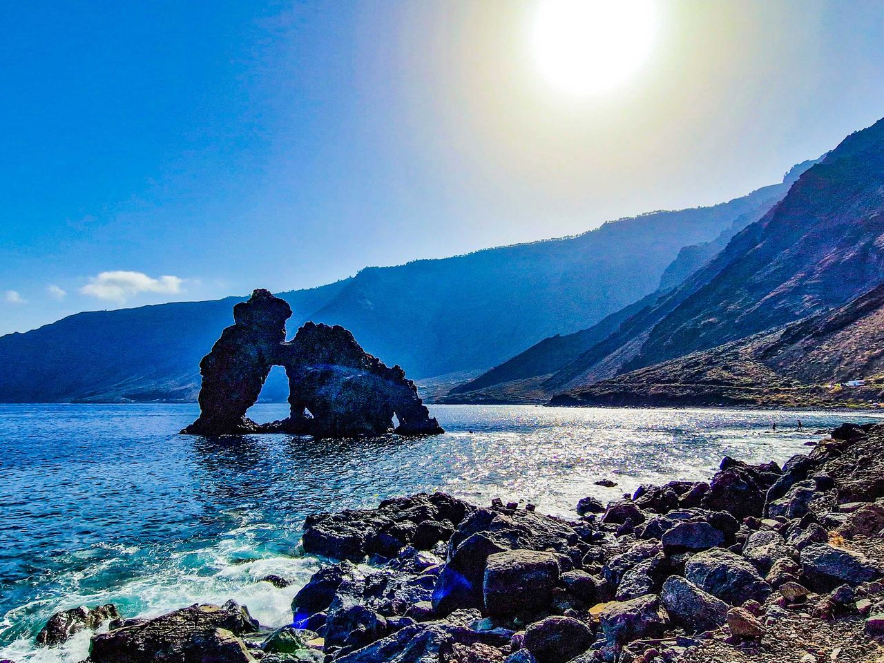 Roque de Bonanza, Bucht Las Playas, El Hierro