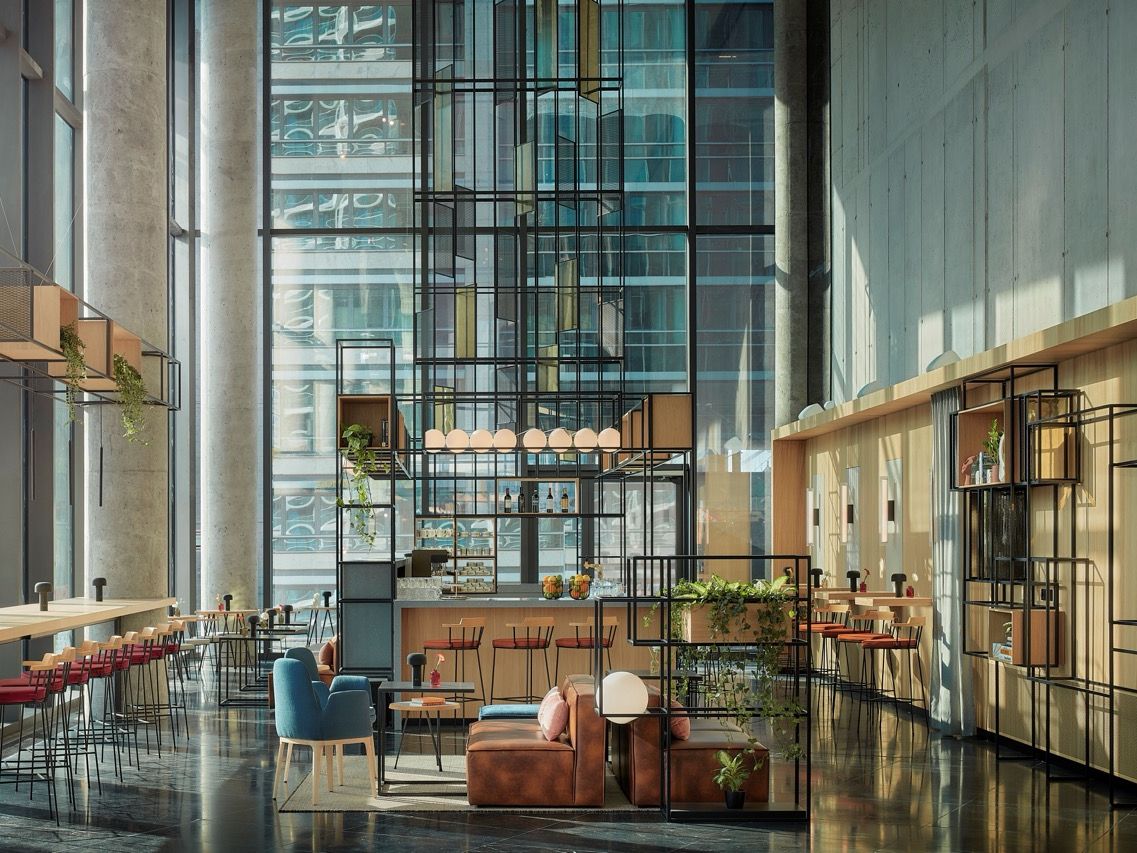 NH Collection Frankfurt Spin Tower_Lobby &copy; Minor Hotels 