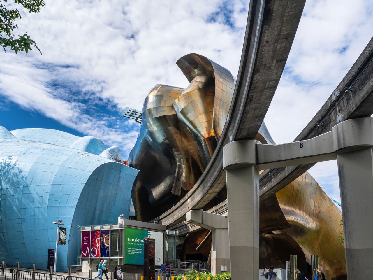Museum of Pop Culture in Seattle, Au&szlig;enansicht