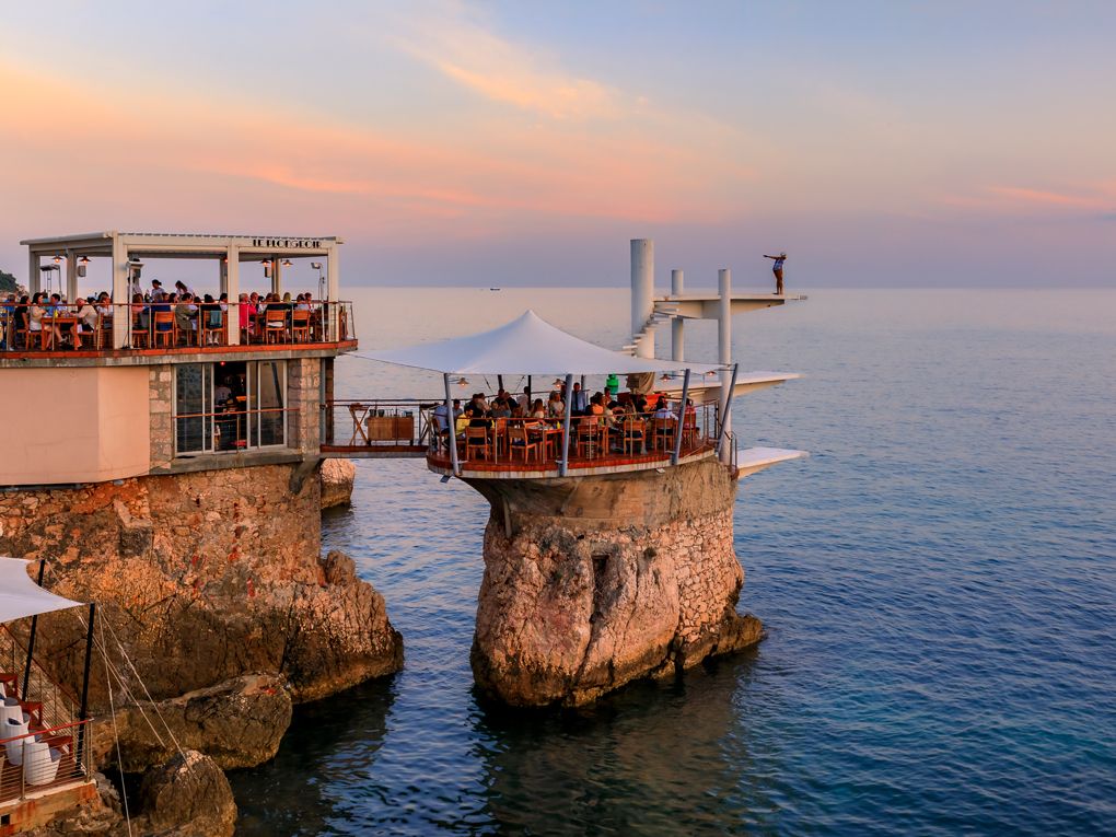 Le Plongeoir in Nizza, Frankreich