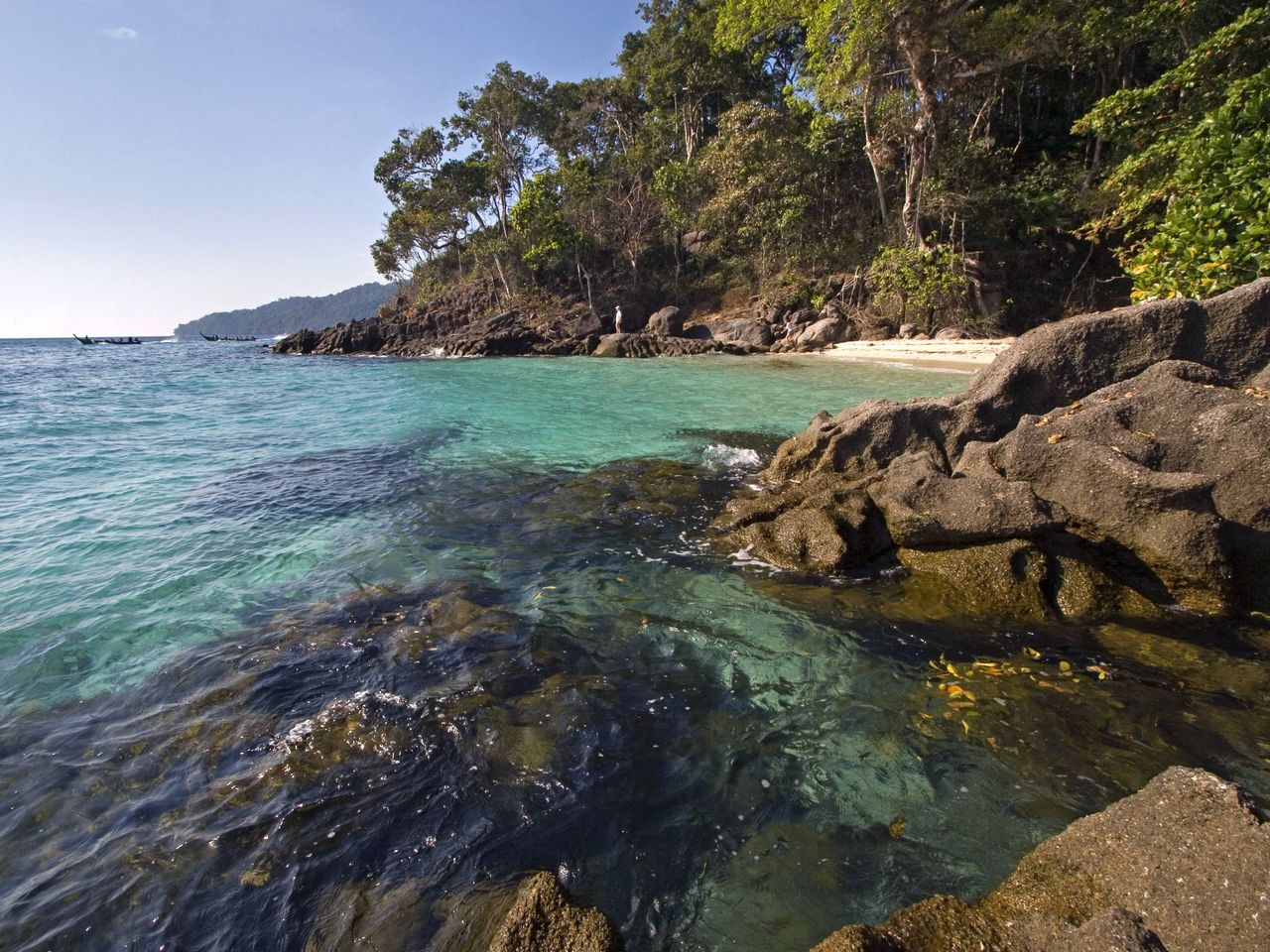 Küste von Koh Surin Nuea, Thailand