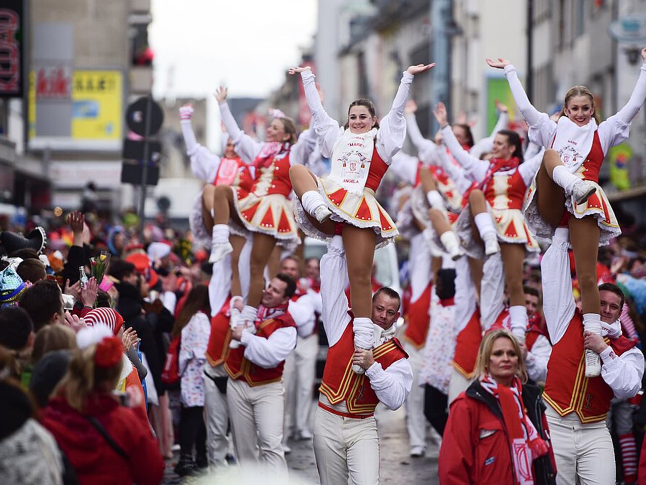 Festtagsumzug zum Kölner Karneval