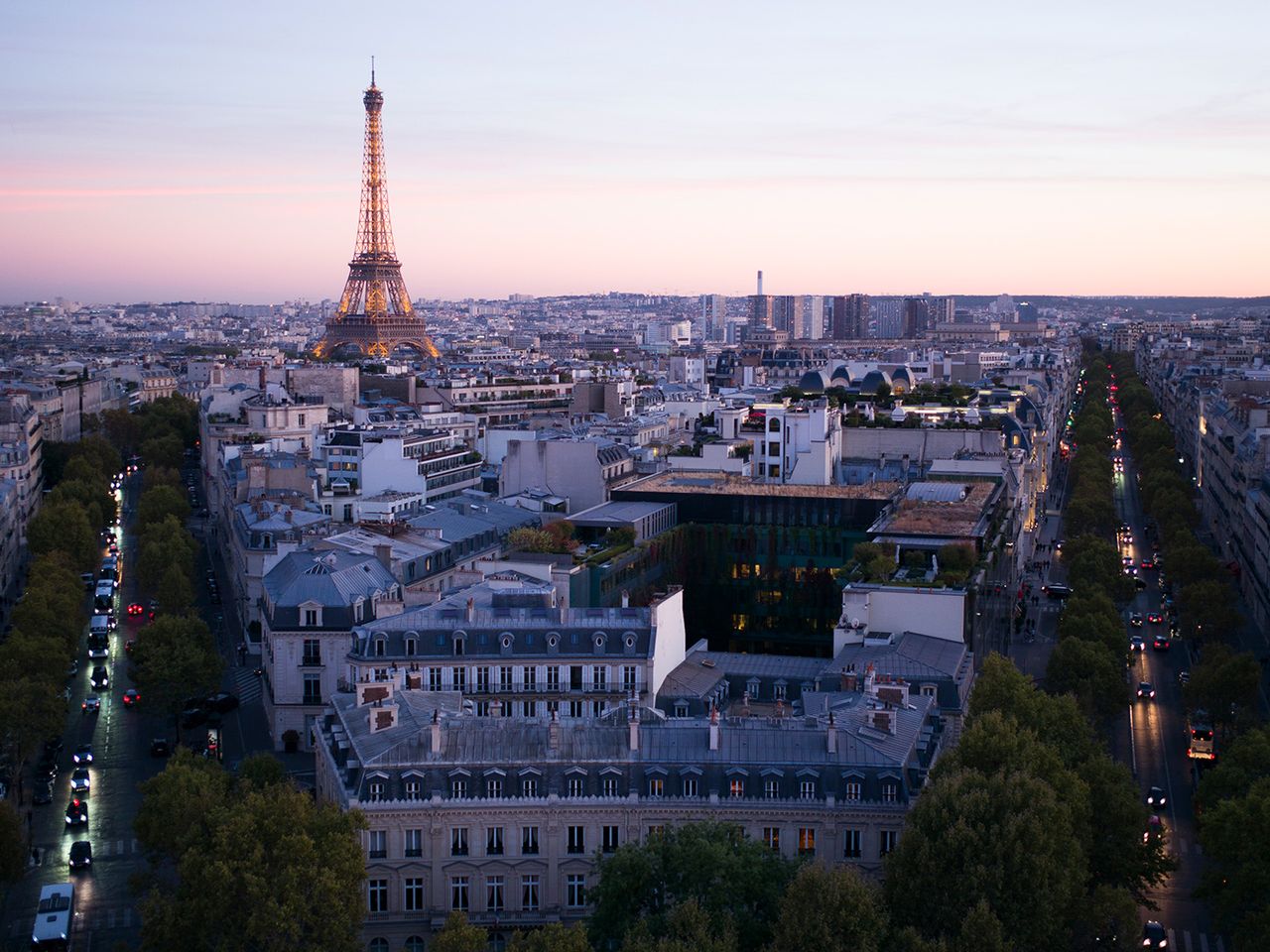 Paris mit Eiffelturm