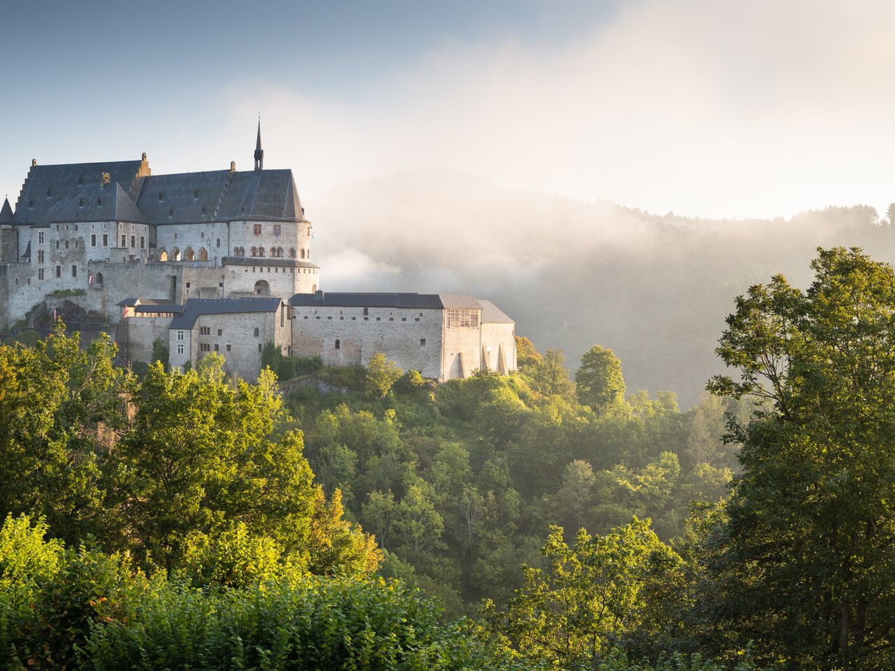 Schloss Vianden in Luxemburg