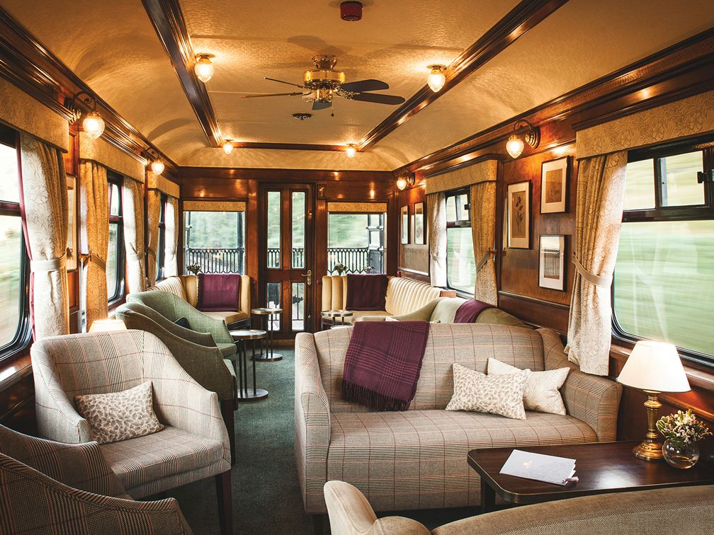 Der Panoramawagen im Royal Scotsman