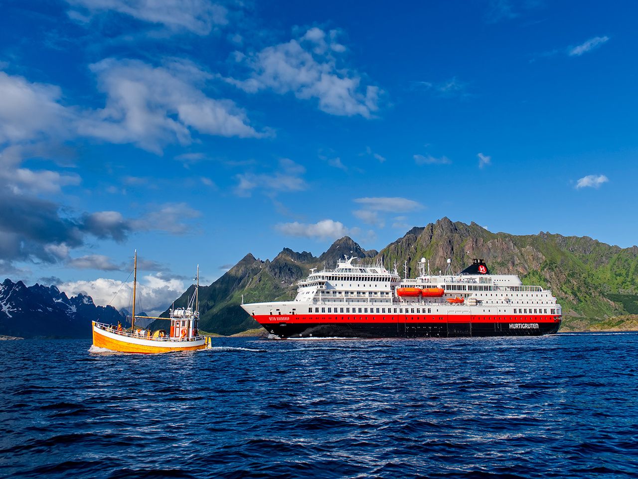 Die MS Otto Sverdrup in Norwegen
