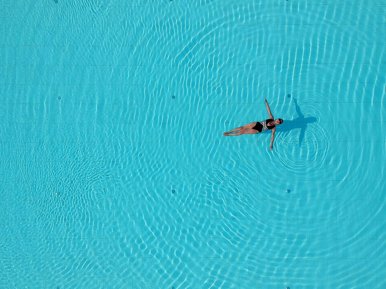CEWE Leserfoto, Drohnenfoto Pool in Kroatien