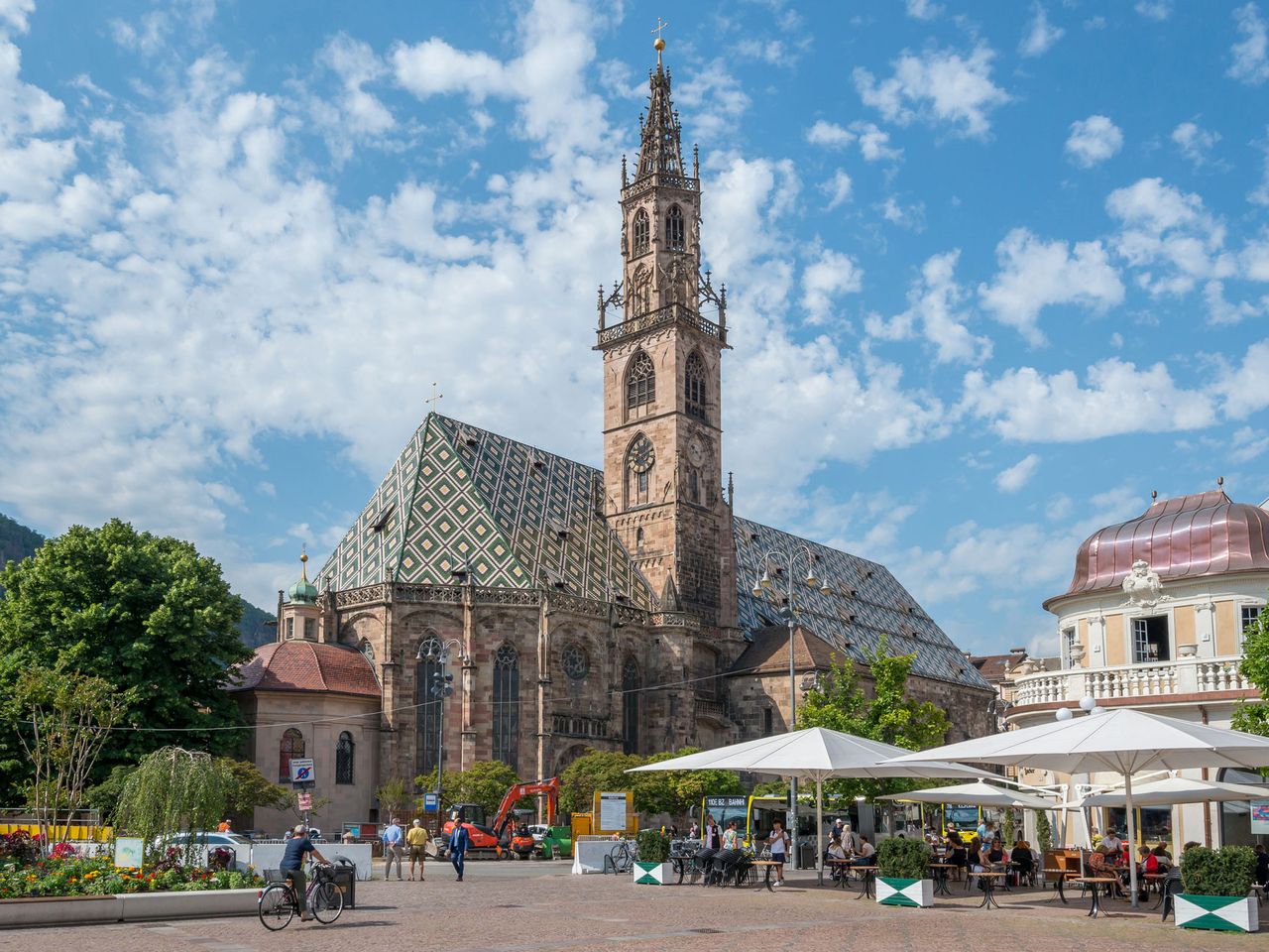 Waltherplatz und Dom, Bozen
