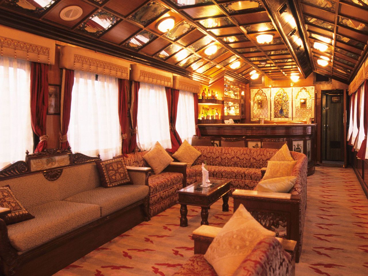 Inneneinrichtung im Palace on Wheels
