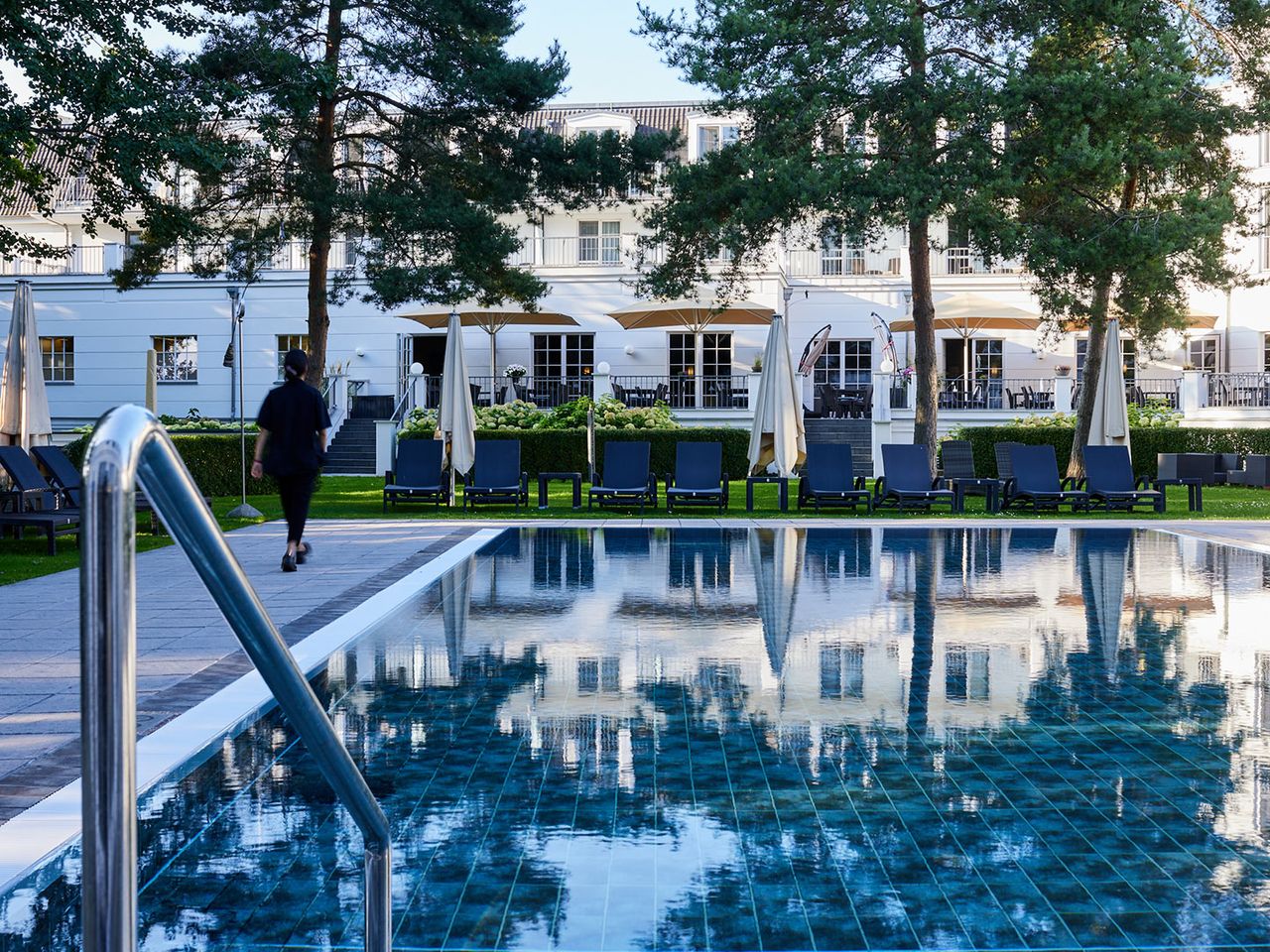 Der Außenpool im „Strandhotel“ Zingst