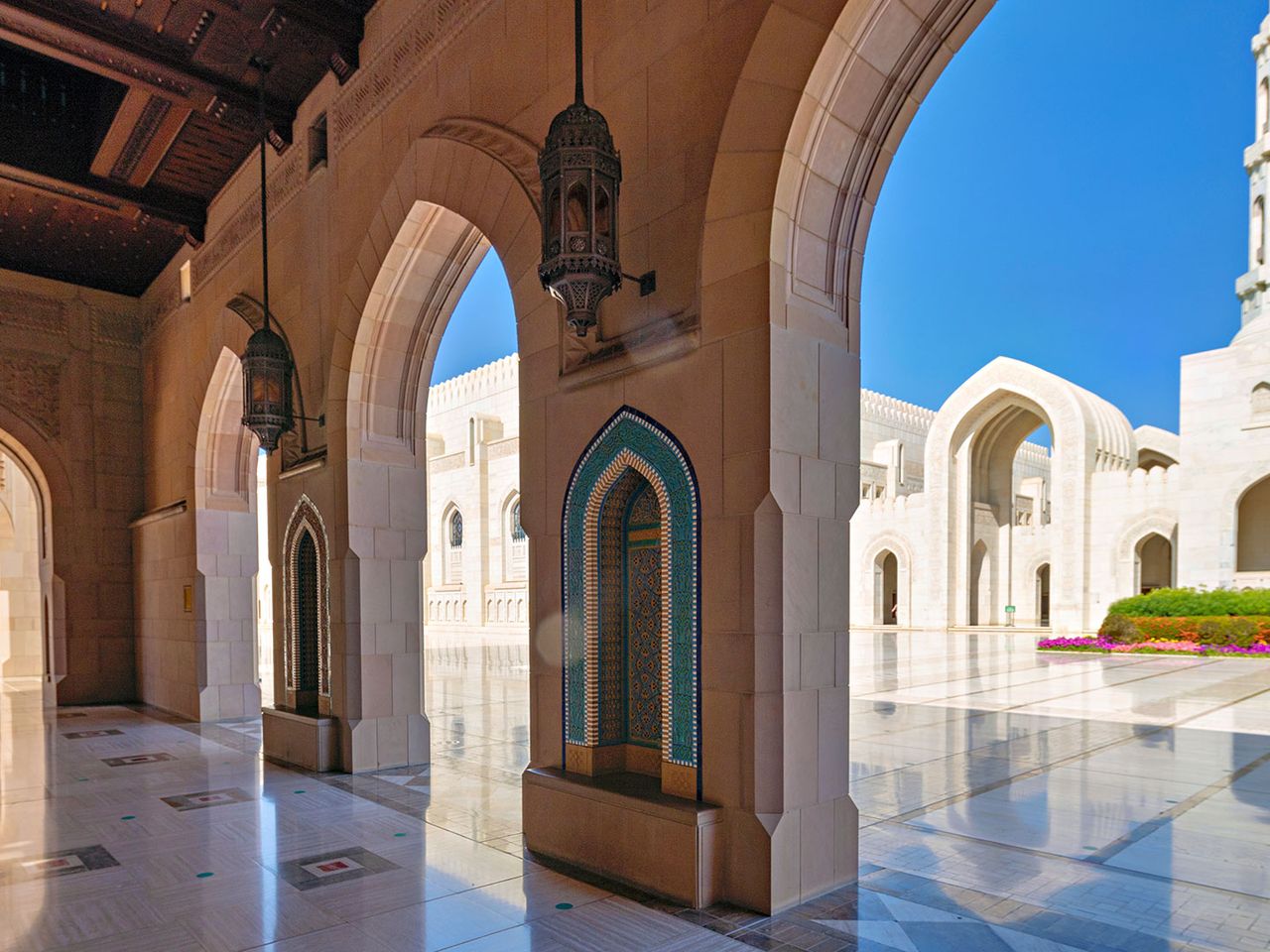 Die Sultan-Qaboos-Mosche in Maskat