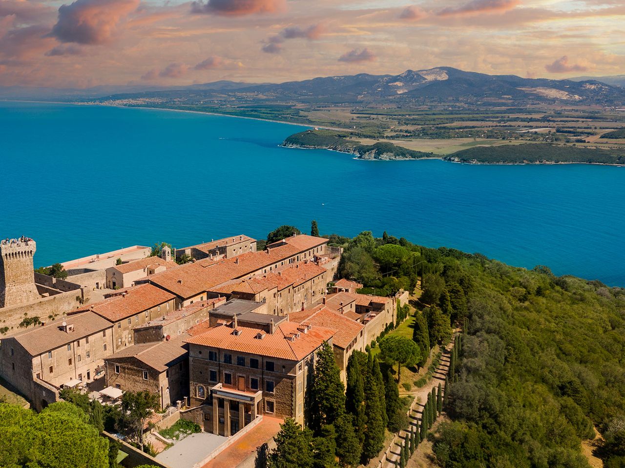 Blick auf den Golf von Barrati