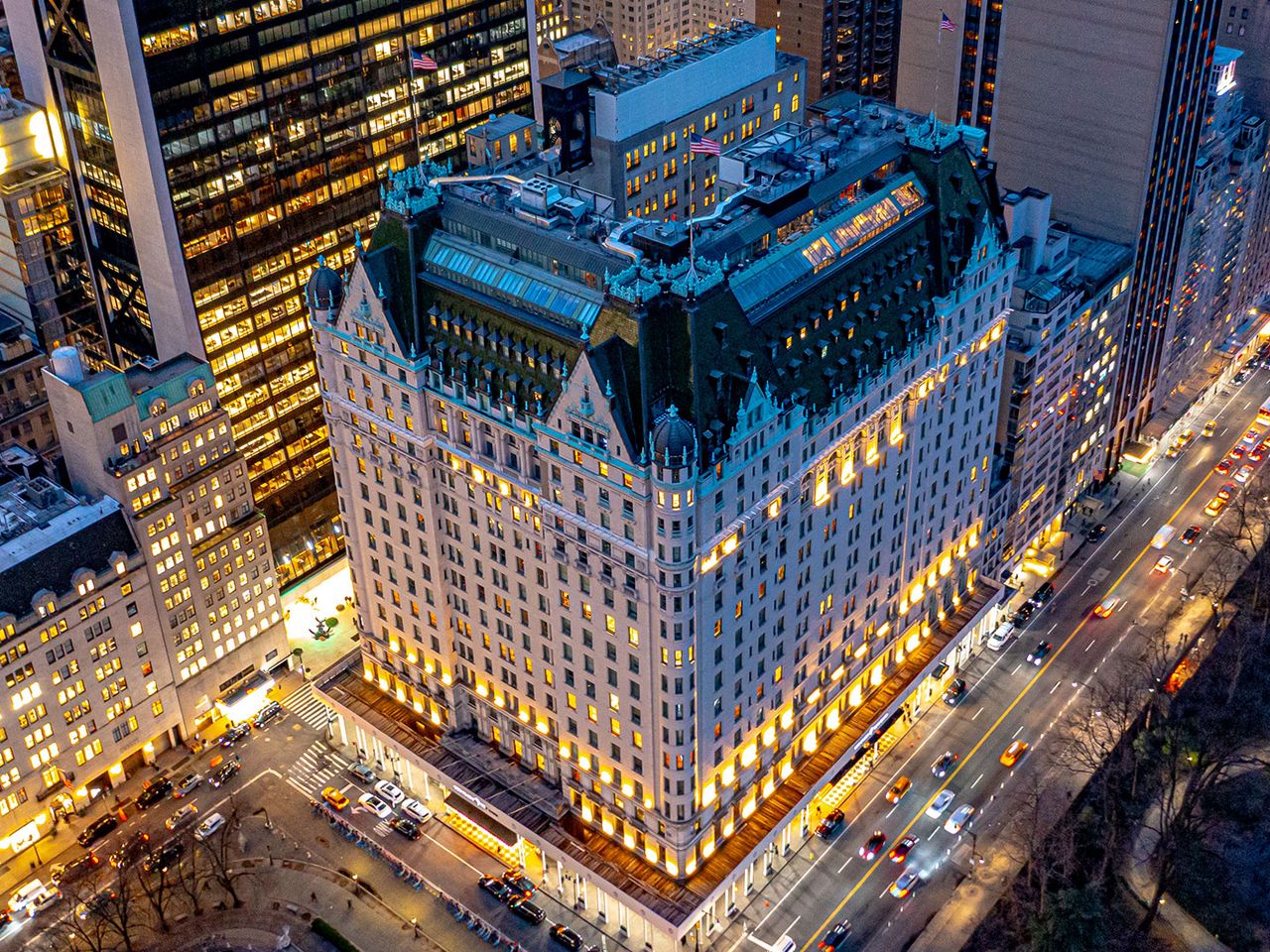 Plaza Hotel Außenansicht am Central Park New York