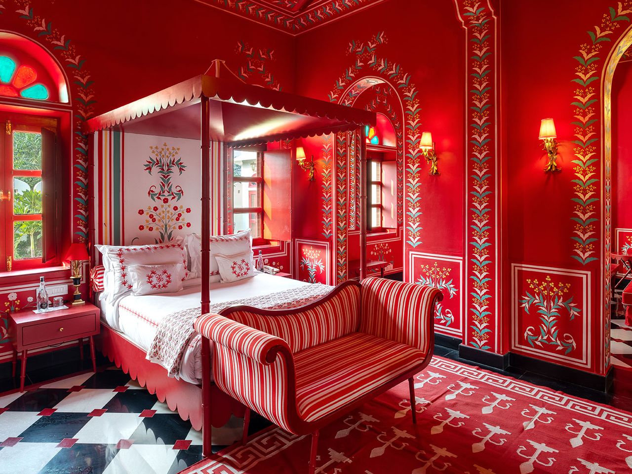 Suite in der Villa Palladio bei Jaipur