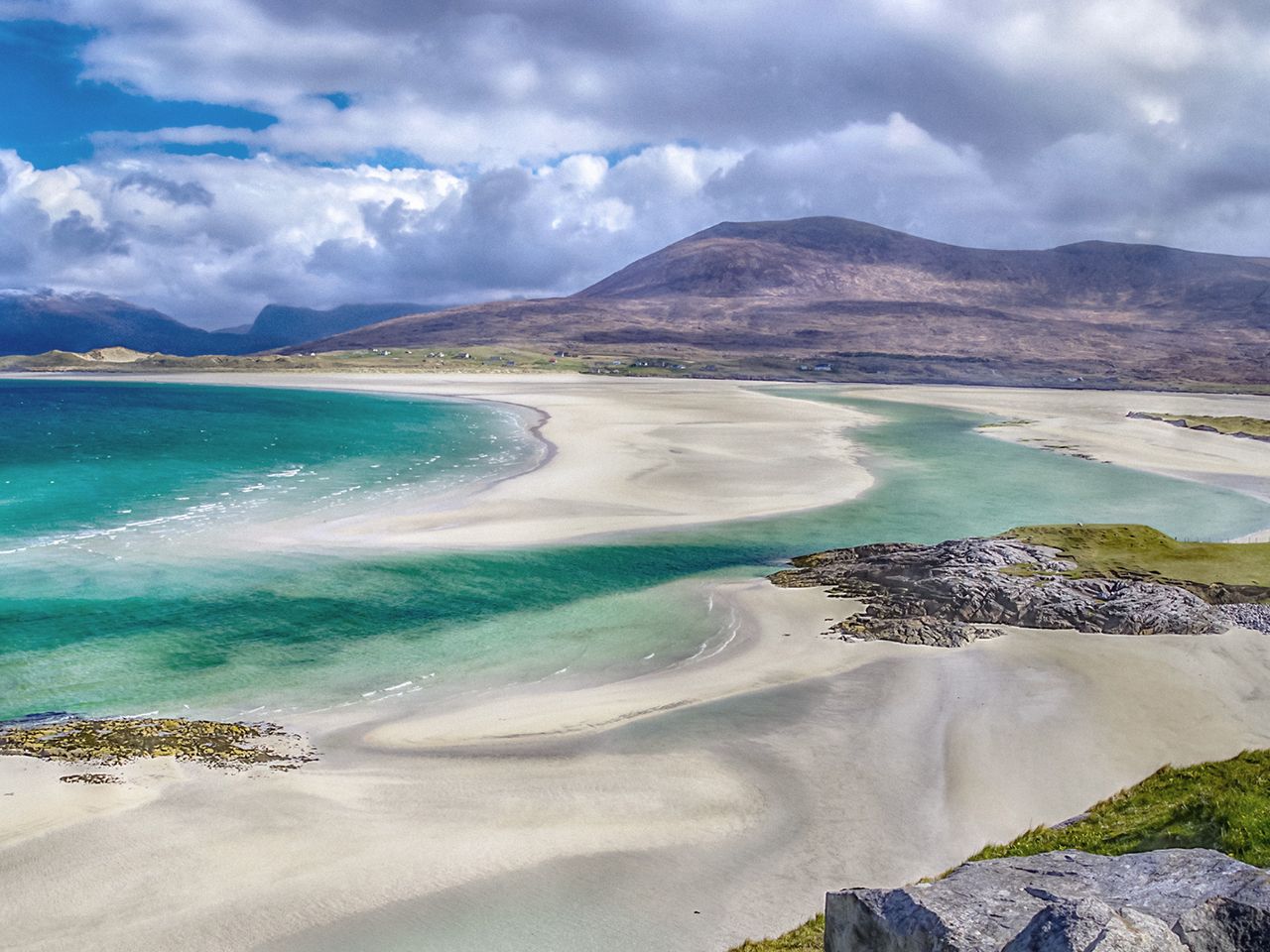 Sandstrand von Luskentyre auf der Isle of Harris