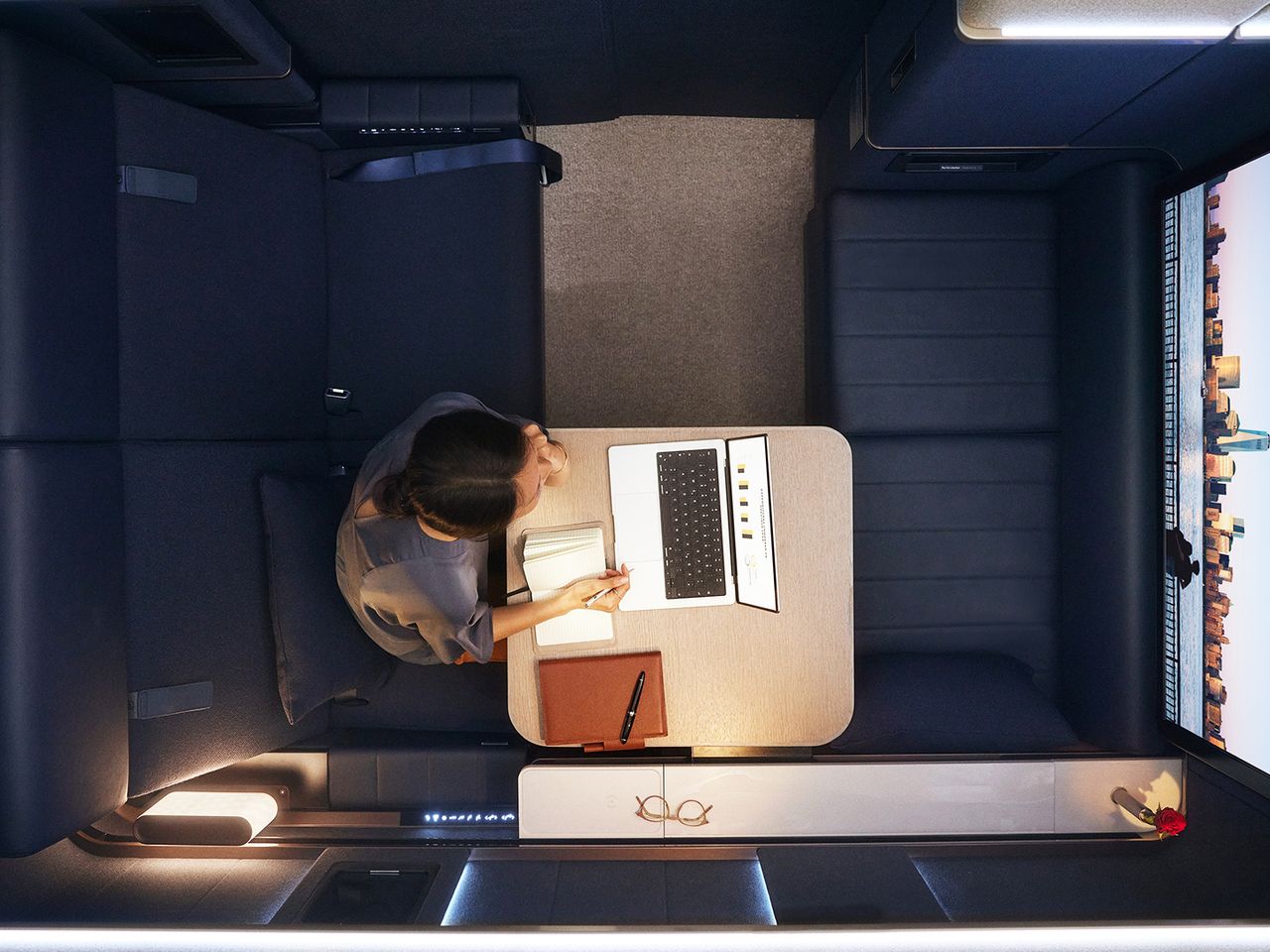 Lufthansa Allegris Suite Grundriss