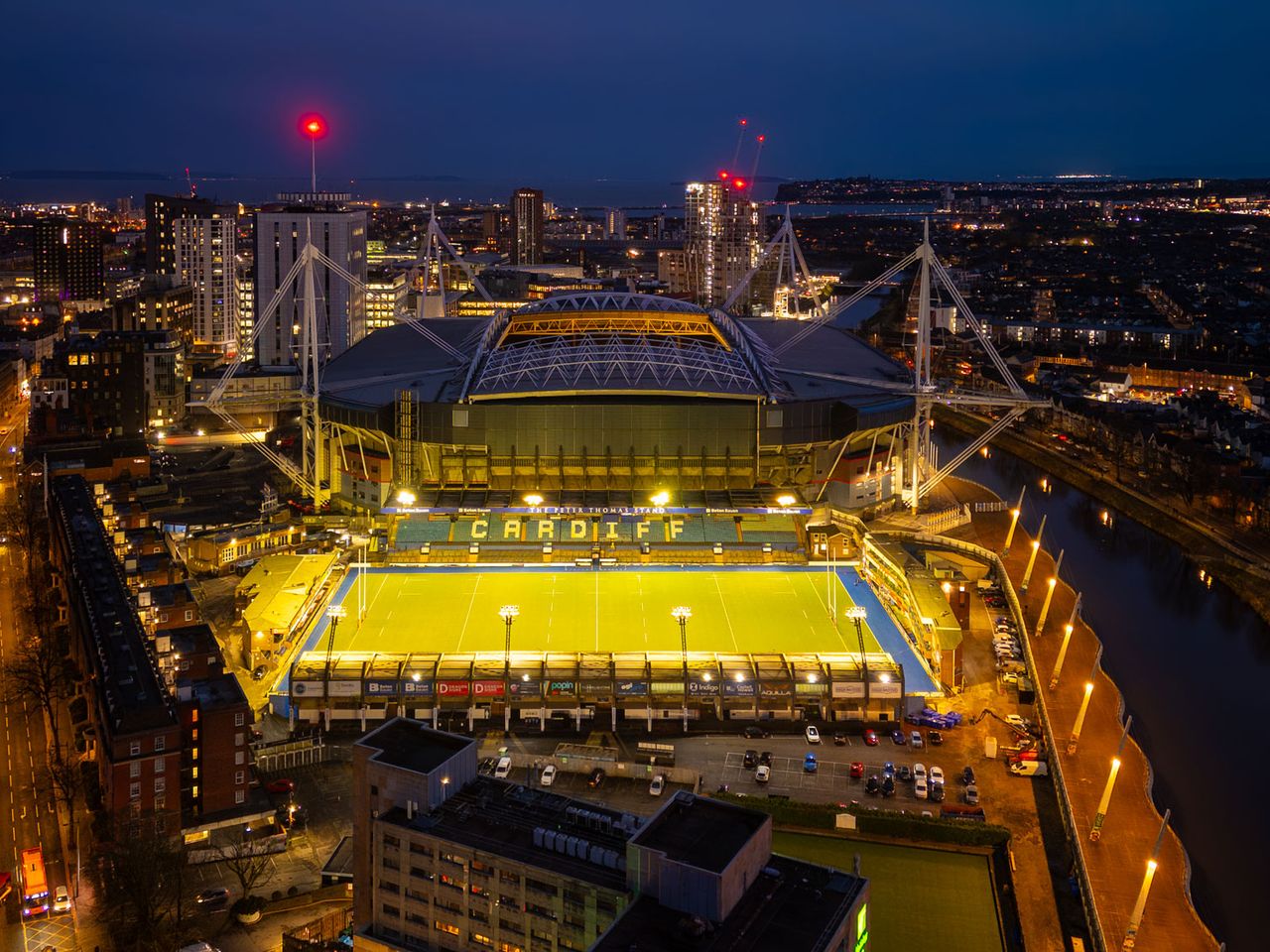 Principality Stadium in Cardiff, Wales