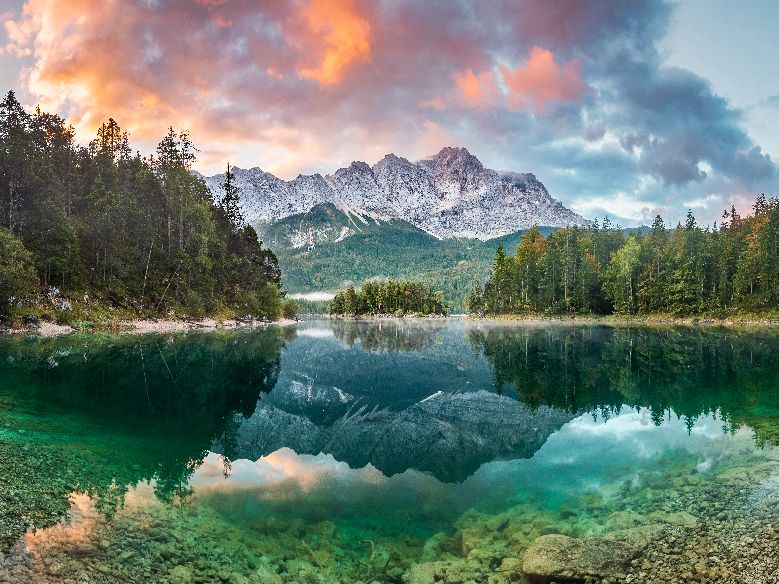 Eibsee, Bayern, Deutschland