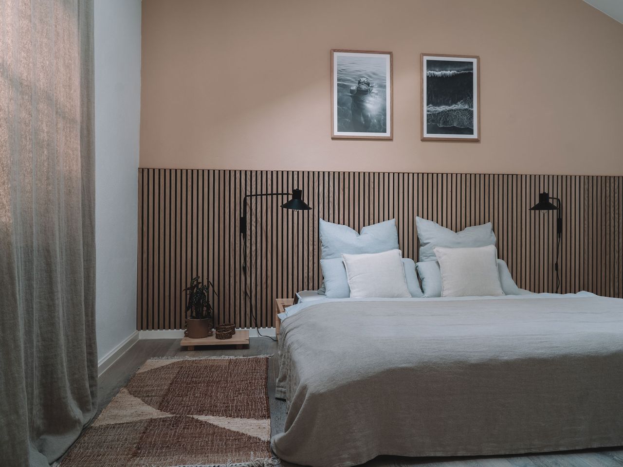 Apartment der Villa Søglas, Schlafbereich
