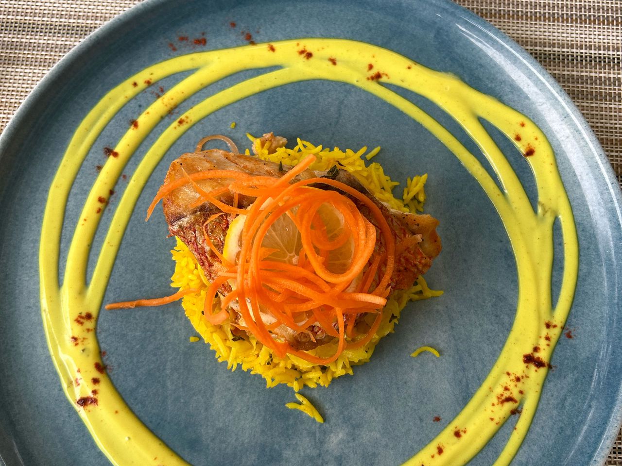 Red Snapper im Restaurant The Nest, Constance Lemuria