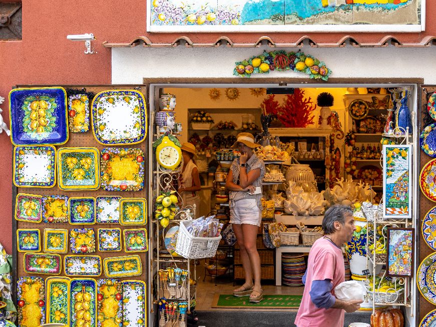 Positano an der Amalfiküste