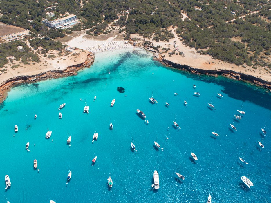 Cala Saona auf Formentera, Spanien