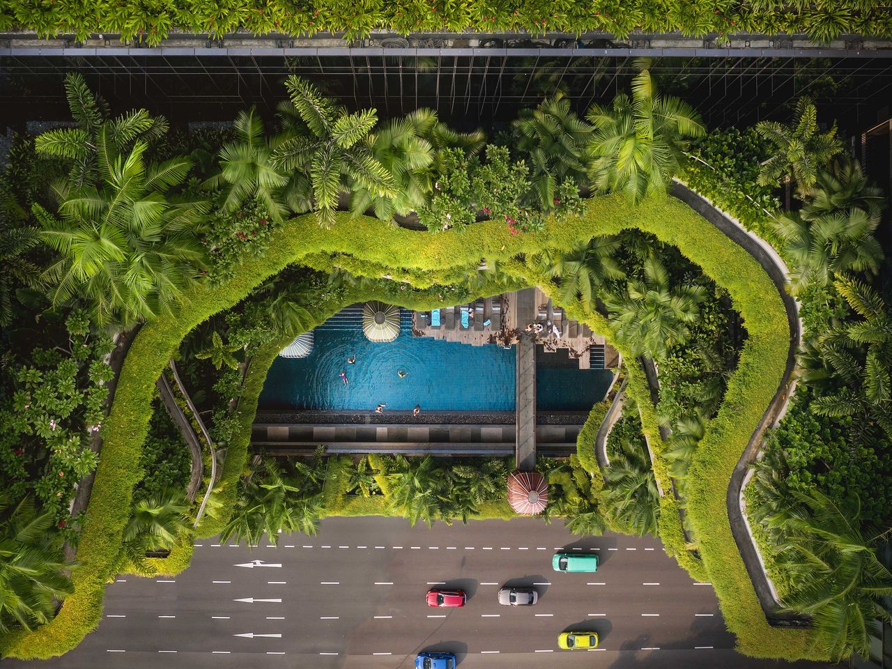 Infinitypool im Hotel Parkroyal Collection Pickering