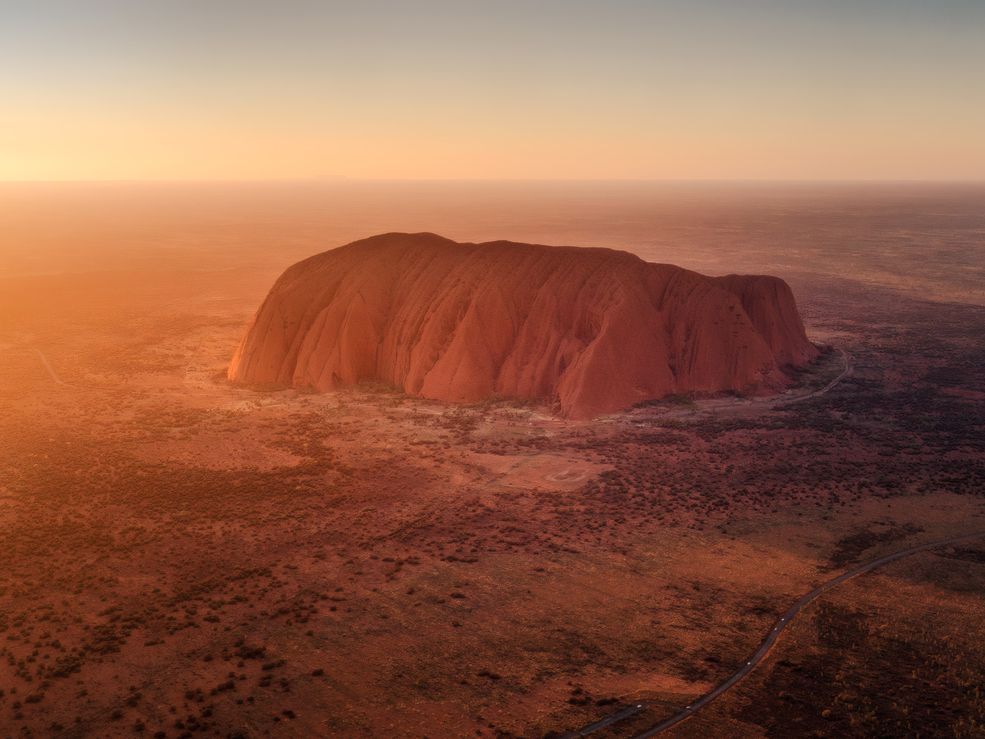Uluru Berg im Northern Territory von Australien