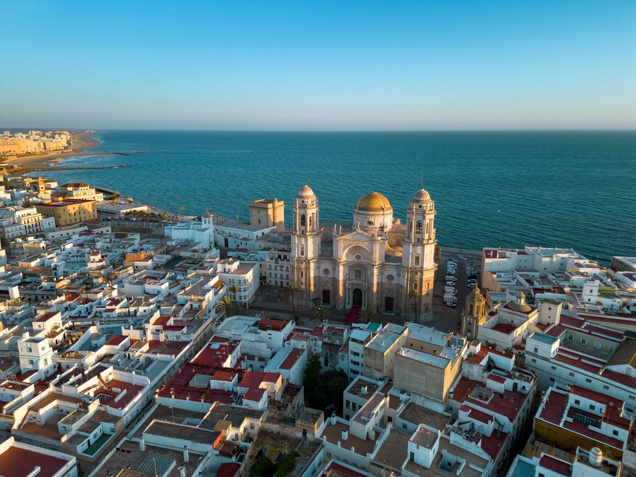 Luftaufnahme von Cádiz