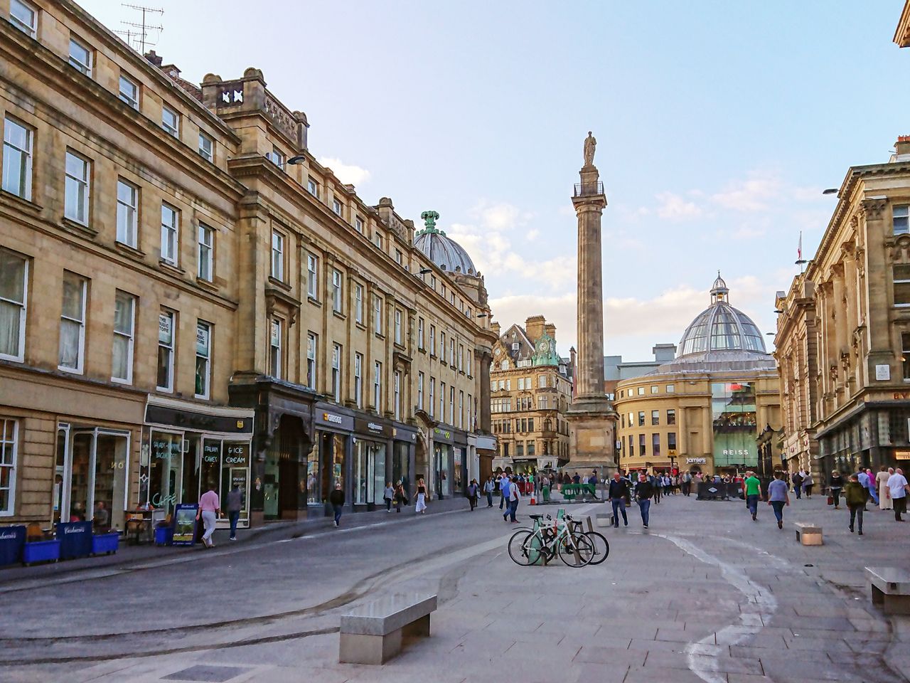 Grey Street und Grey's Monument, Newcastle