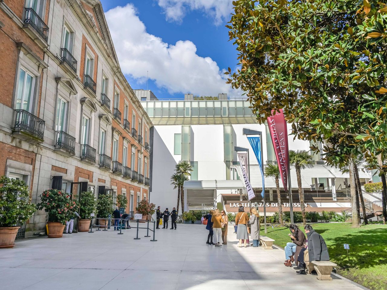 Au&szlig;enansicht Museo Nacional Thyssen-Bornemisza 